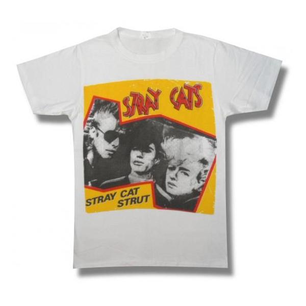 土日も発送】 Tシャツ STRAY CATS ストレイ・キャッツ CAT STRUT