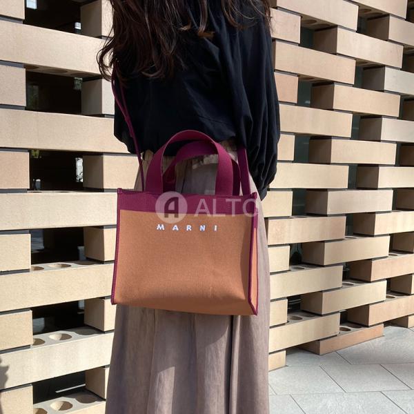 【10/17追加入荷】 MARNI マルニ ジャガード スモール ショルダー