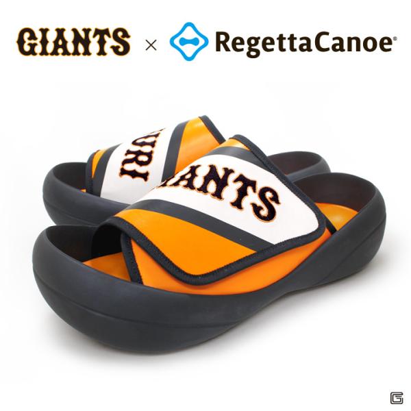 リゲッタカヌー RegettaCanoe 読売ジャイアンツコラボ BCBF5006YG プロ野球12球団 巨人 野球観戦 サンダル スリッパ メンズ Regetta Canoe（リゲッタカヌー） PT10倍開催中 読売ジャイアンツ 12
