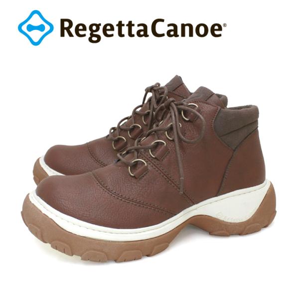 PT10倍開催中15日23時59分まで リゲッタカヌー RegettaCanoe CJAB-001 アボット レースアップ トレッキング風ショートブーツ ユニセックス 厚底
