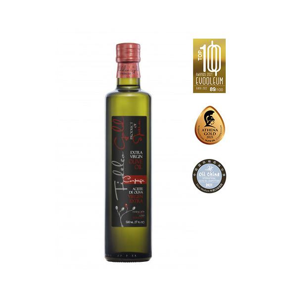 とっても美味しい厳選スペイン産オリーブオイル【フィデリコ・ゴールド・クパージュ500ｍｌ】2品種ブレンド