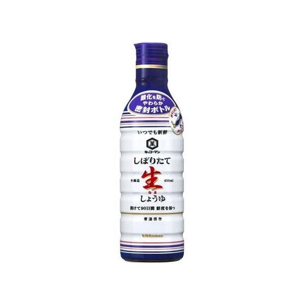 他サイト： キッコーマン いつでも新鮮 しぼりたて生しょうゆ 450mlの商品画像