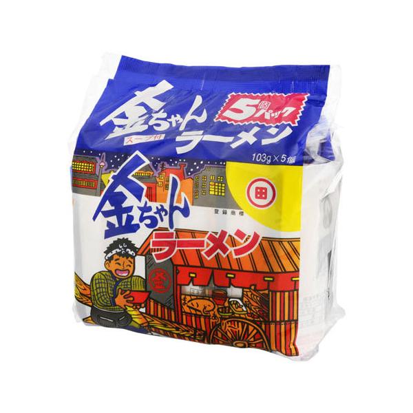 袋麺 金ちゃんラーメン 5食 徳島製粉
