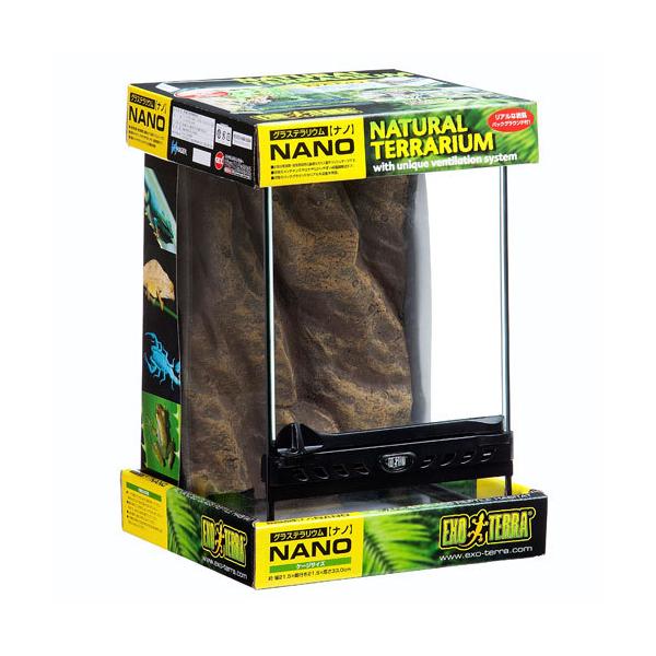 爬虫類・両生類飼育に最適なガラス製テラリウムケージ。購入単位：1個配送種別：在庫品Yahoo 通販 4972547022271 PE4178 ジェックス株式会社 ジェックス GEX Gex グラステラリウム ナノ PT2601 PT2601...