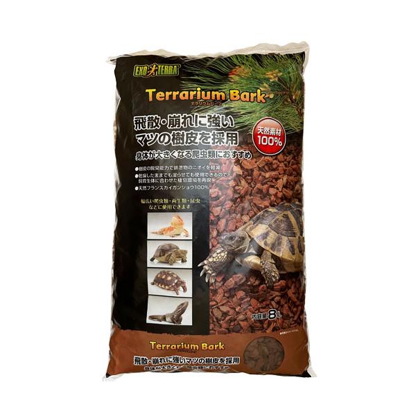 飛散・崩れに強いマツの樹皮を採用した床材。購入単位：1個配送種別：在庫品Yahoo 通販 4972547043948 PE5364 ジェックス GEX テラリウムバーク テラリウム バーク 8L ペット用品 ペット用 ペット EXOTERR...
