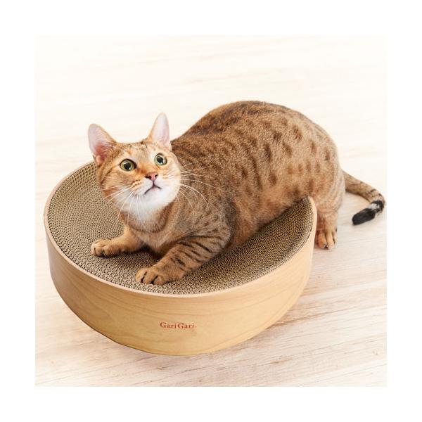 愛猫たちがくつろげるように開発された爪とぎ。購入単位：1個配送種別：在庫品Yahoo 通販 4540013512603 PE5643 エイムクリエイツ AIM create AIMcreate MJU ガリガリディッシュ ライト ナチュラル...