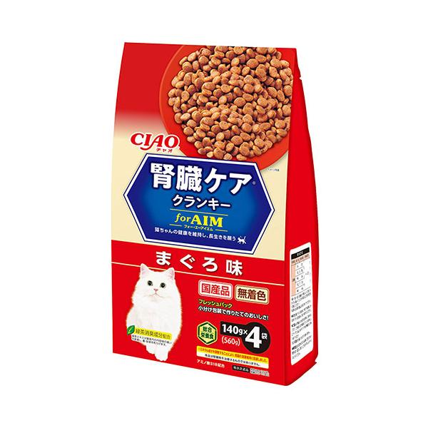 チャオ 腎臓 ケアクランキー まぐろ味 140g 4袋入 P-164 いなば CIAO