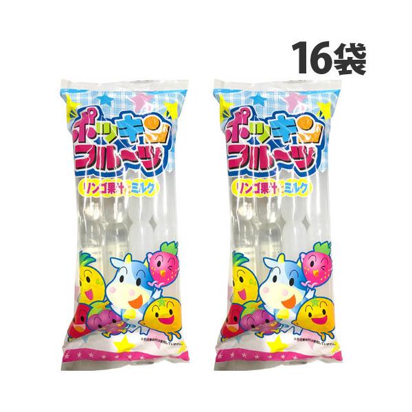 ポッキンアイス リンゴ果汁とミルク 8本入 16袋 マルゴ食品 ポッキン