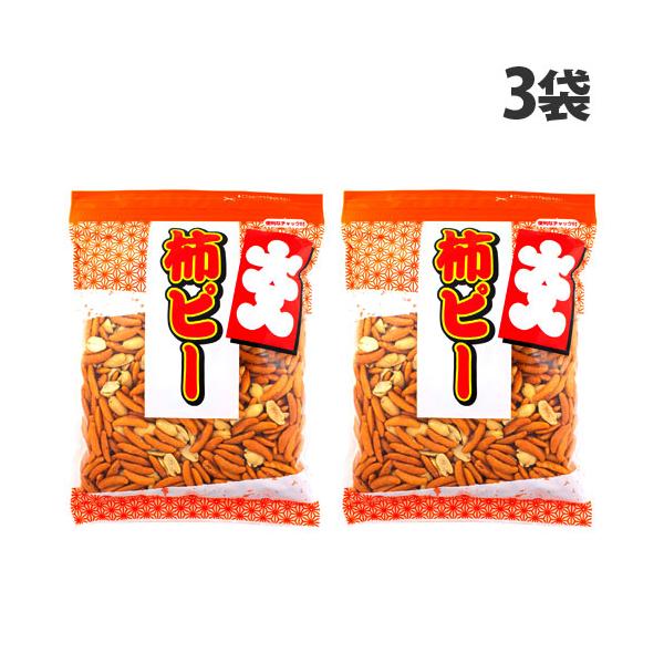 カネタ・ツーワン 大入り柿ピー チャック付 380g×3袋 お菓子 おやつ おつまみ おかき 柿の種