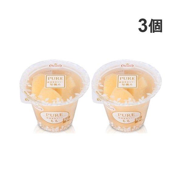 たらみ PURE ももゼリー 270g×18(6×3)個入×(2ケース)｜ 送料無料 ゼリー 桃 ピーチ お菓子 おやつ たらみ PURE ももゼリー 270g×3個 : ドラッグスーパー alude - 通販