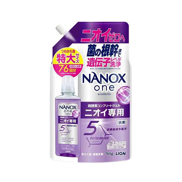 ナノックスワン　ニオイ専用　詰替　特大　765g　ライオン