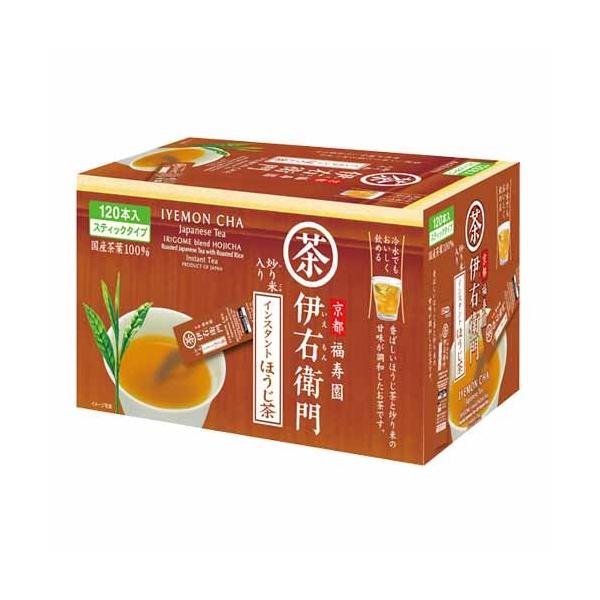 他サイト： 宇治の露 伊右衛門 インスタントほうじ茶 スティック 120本入 飲料 インスタント 即席 粉末 ほうじ茶 粉末飲料の商品画像
