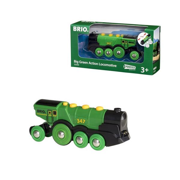 ブリオ ビッググリーンアクション機関車 33593 (鉄道おもちゃ) 価格比較 - 価格.com