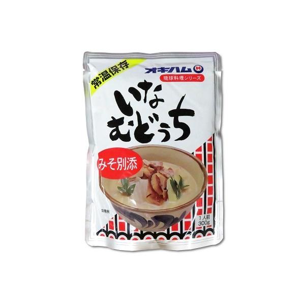 沖縄の祝い料理には欠かせない、豚肉を使った上品な味わいの味噌仕立てのおつゆです。味噌味でほっとします。味噌はレトルト背面に添付しておりますので、盛り付け時にご使用ください。（味噌はレトルト内部で発酵すしてしまう為、別添えになっております。）