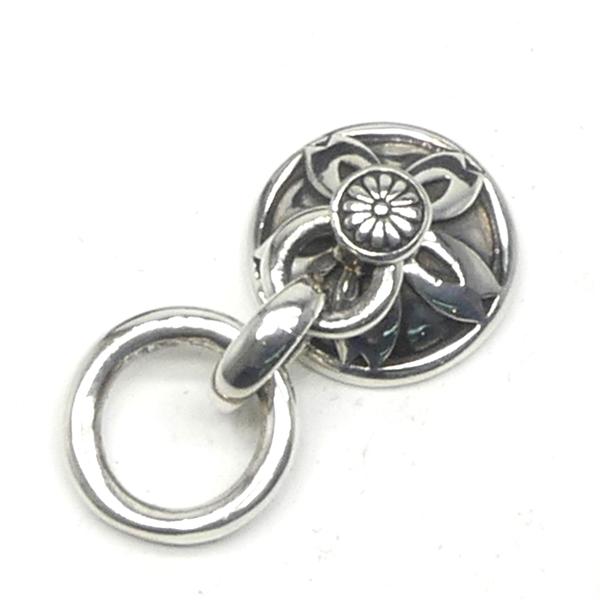 シルバー コンチョ ドロップハンドル ワッカコンチョ 桜 和柄 メンズ