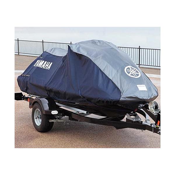 ヤマハマリンジェットカバーDXは、全長が3.14mのEX Deluxeから、3.58mの2020年型FX シリーズまで機種による異なるシート長や艇長にも柔軟に対応するアジャストシステム装備です。適応機種：EX Deluxe、FX Cruis...
