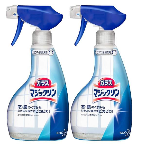 【まとめ買い】花王 ガラスマジックリン 400ml ×2セット