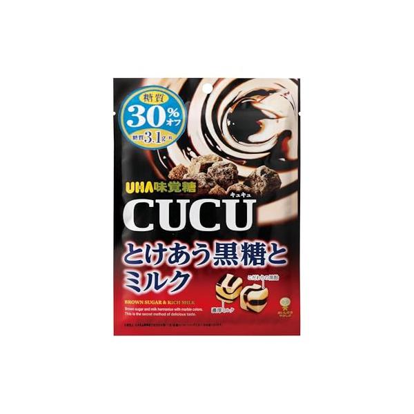 味覚糖 ＣＵＣＵとけあう黒糖とミルク 80g
