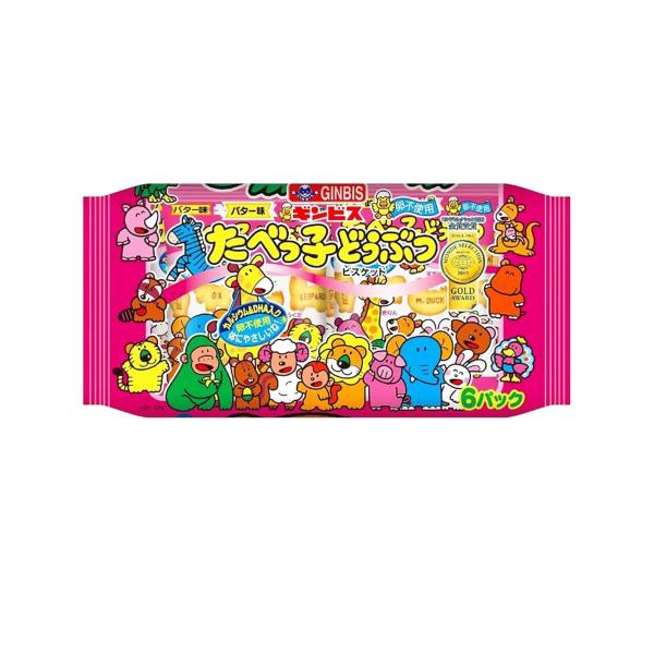 ギンビス たべっ子どうぶつバター味6P138ｇ