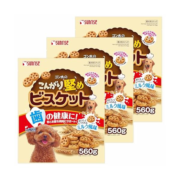 ゴン太のこんがり堅めビスケット ミルク
