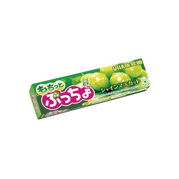 UHA味覚糖 ぷっちょスティック もちっとシャインマスカット 10粒