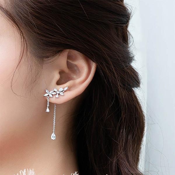 ピアス シルバー フラワー ゆらゆら 可愛い お洒落 小物 レディース ファッション 90395 Amanecer 通販 Yahoo ショッピング
