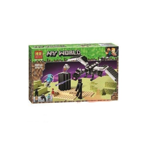 マインクラフト Minecraft 大人気ミニフィグ 浮遊エンダードラゴン 豪華セット 安全 知育玩具 知育 遊び 子供 想像力 創造力 マインクラフト ブロック レゴ互換