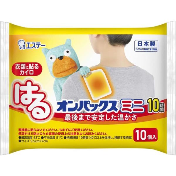 オンパックス 貼る カイロ ミニ 10個入 はるオンパックス 貼るカイロ R エステー