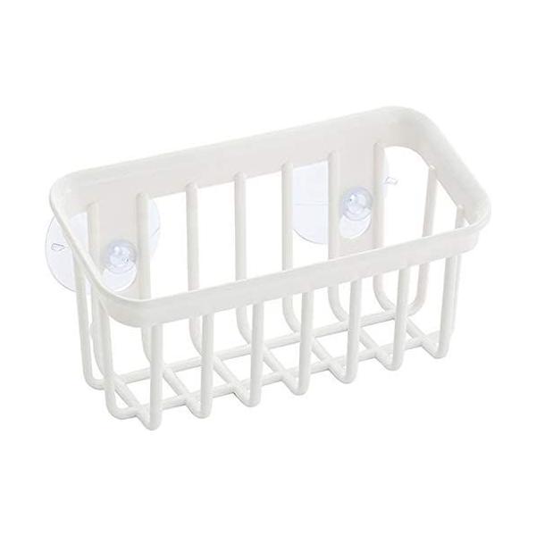 【商品名】 リス 縦型スポンジラック ホルダー ホワイト W17.6×D9×H9cm H&amp;H【商品説明】 17.6x9x9 cm本体/ポリプロピレン 吸盤/PVCホワイト使いやすくてお手入れしやすい防汚・抗菌加工■ポリプロピレン製■...