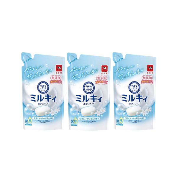 ミルキィボディソープやさしいせっけんの 香り 詰替 360mL  【×3個セット】