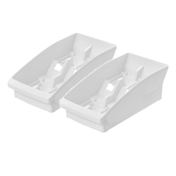 【商品名】 トトノ 棚置き用 お椀スタンドR ホワイト キッチン収納 食器収納 便利 おしゃれ  【×2個セット】 【サイズ】14×28×9.5H(cm)【素材】ポリプロピレン【生産国】日本【お手洗い方法】食洗機対応【対応食器サイズ】直径7...