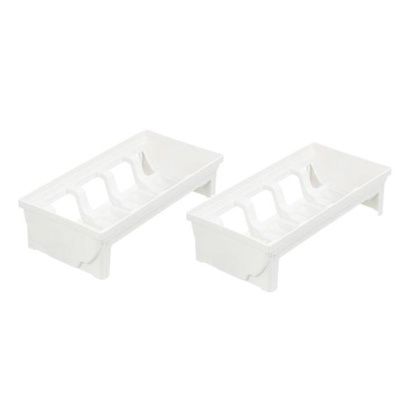 【商品名】 トトノ 収納 引き出し用 お椀スタンドR お皿立て キッチン収納 食器収納  【×2個セット】 【サイズ】28×14×7.6H(cm)【素材】ポリプロピレン【生産国】日本【お手洗い方法】食洗機対応【対応食器サイズ】直径8〜13c...