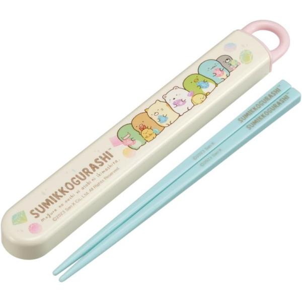 【商品名】 お弁当 箸箱セット 箸 16.5cm 子供用 カトラリー おはし 抗菌加工 すみっコぐらし もぐらのおうち すみっこぐらし 24 開けやすいスライド式 日本製 食洗機OKのお箸とケースのセットです。ケースは、指で引き出すスライド...