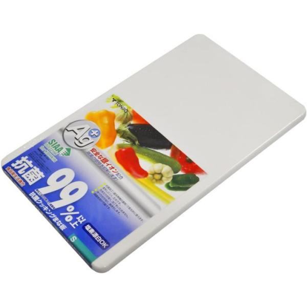 トンボ 41847 抗菌 クッキング まな板 S 27×16×1厚cm調理 切る 下ごしらえ 白 コンパクト 清潔 衛生 新生活