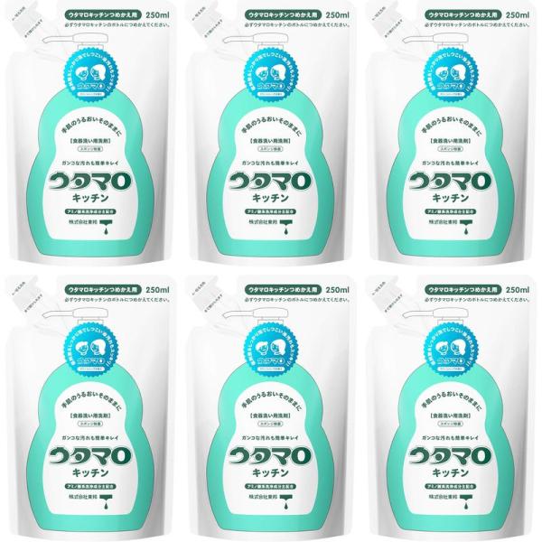 ウタマロキッチン 詰替 250ml【×6個セット】