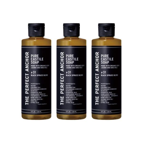 ザ・パーフェクトアンカー ピュアカスチールソープ 236ml #ブラック