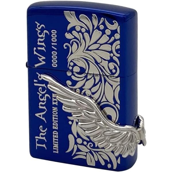 ZIPPO（ジッポー） 限定 ZIPPO 2023 エンジェルウイング ブルー 翼 羽 