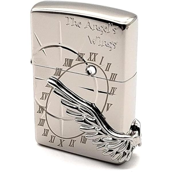 【限定ZIPPO】ジッポー Angel Wing エンジェルウイング 2024 プラチナコーティング 20周年記念モデル　【仕様】　ZIPPO社のオイルライターです。金属の翼が付いた美しいZIPPOです。この2024年バージョンは鏡面加工の...