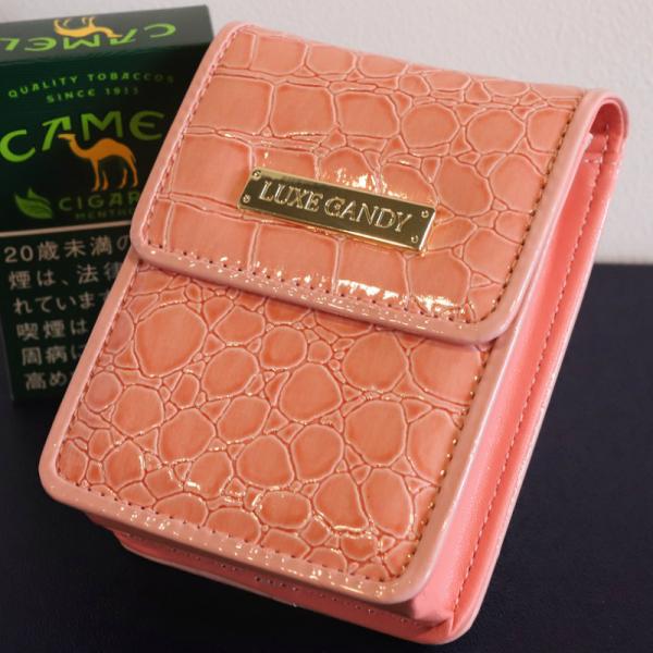 タバコケース　ギャル　ピンク　シガレットケース Amazon.co.jp: シガレットケース タバコケース パイソン柄