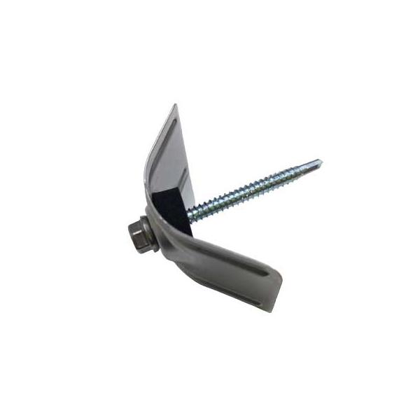 ステンレス　鉄板大波セット　鉄骨用　ＥＰＤＭパッキン　ステンキャップ　５Ｘ５５　全ネジ　若井産業　５０本入り