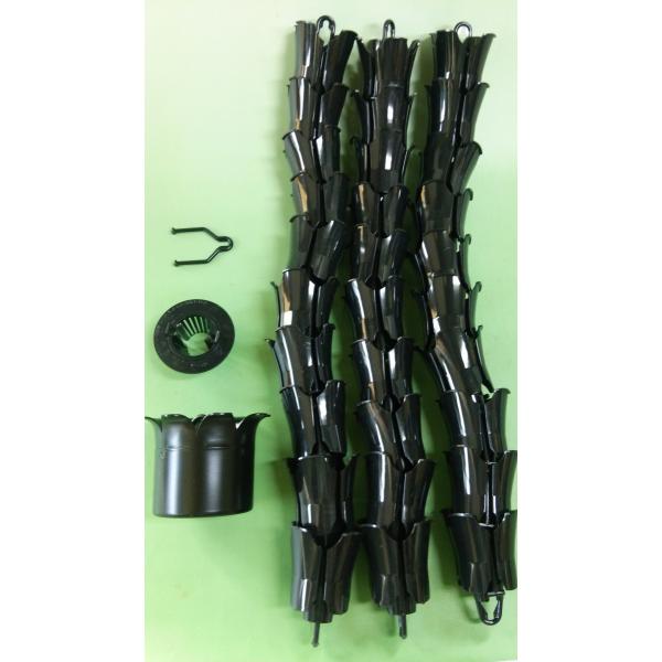 屋根 バルコニー Diy 工具化粧くさりii型 ３ｍ 重り付 ブラック 黒 化粧くさり２型 くさり樋 鎖樋 パナソニック 雨樋 ｋｑ６９４５ くさりとい 取付具 重り付