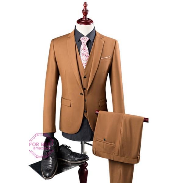 3ピーススーツ メンズスーツ スーツセットアップ スーツ メンズ カジュアルスーツ スリーピーススーツ スリム 卒業式 パーティー 二次会 春物 春服 Fb For Best 通販 Yahoo ショッピング