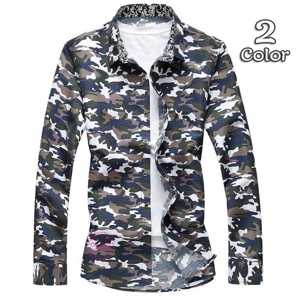 迷彩シャツ メンズ ミリタリー系 カジュアルシャツ ビッグシルエット 長袖シャツ 迷彩柄 総柄 カモフラ 春物 夏 父の日 Buyee Buyee Japanese Proxy Service Buy From Japan Bot Online