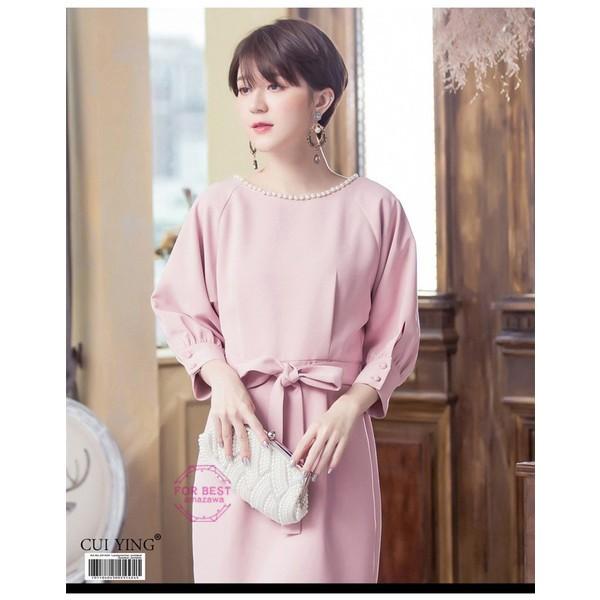 新年会 服装 女性 エレガントなワンピース パーティードレス ワンピース 膝丈 長袖 二次会 卒業式 通勤 オフィス Ol きれいめ Buyee Buyee 日本の通販商品 オークションの代理入札 代理購入