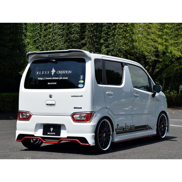 ワゴンR FZ MH35S MH55S MH85S MH95S リアアンダースポイラー 未塗装