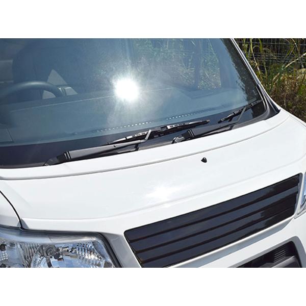 ハイゼットカーゴ S321V S331V ボンネット スポイラー 未塗装 FRP