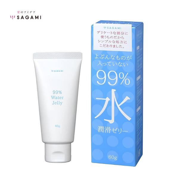 潤滑ゼリー サポート サガミ よぶんなものが入っていない 99%水潤滑ゼリー 60g メール便 コンドーム ジェル ボディケア PK-B