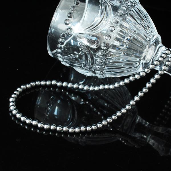 高純度99％】 テラヘルツ 鉱石 4mm ネックレス 天然石 パワーストーン