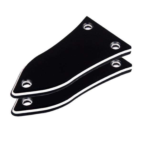 説明:高品質で真新しいギタートラスロッドカバー.3ply構造と3穴タイプで丈夫です.インストールが簡単で使いやすい.エピフォンのギター交換部品に最適です.材質:ABS樹脂サイズチャート:約. (高さ×高さ×幅)2×49.5×28mm/0.0...