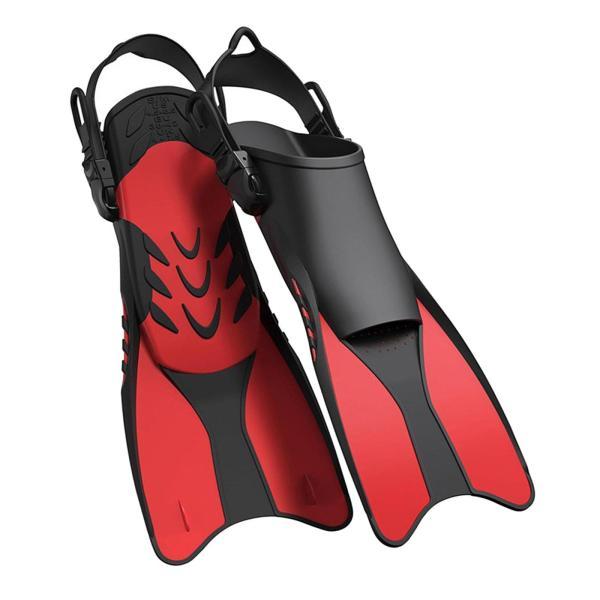 説明:[プレミアム素材]: シュノーケリングフィンはシリコン素材で作られており.耐久性と柔軟性を備え.長持ちします. [強化されたパフォーマンス]: 当社のスキューバダイビングフィンは.強力な推進力を提供する幅広で柔軟なデザインが特徴で.水...